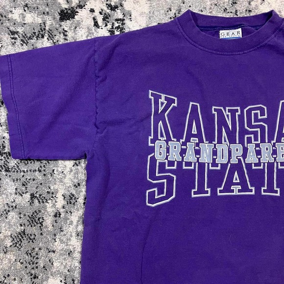 Vintage 90s Kansas State Grandparent Tee - Picture 2 of 4